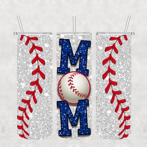 NON UN DIGITALE // Baseball Mom//Sublimation Transfer// Ready To Press// 20 oz Skinny Tumbler Transfer