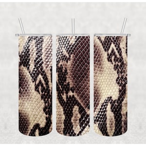 NOT A DIGITAL//Snakeskin// Sublimation Transfer// Ready To Press// 20 oz Skinny Tumbler Transfer