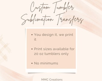 Custom Sublimation Transfers