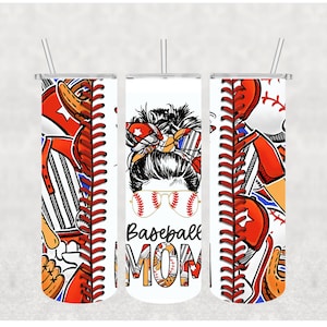 Baseball Mom, Sublimation, Ready To Press, Printed Transfer, 20 oz, Tumbler Transfer, NOT A DIGITAL