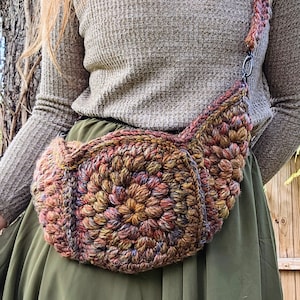 Renn Bag | Renaissance Faire Satchel | Ren Fair Accessory | Shoulder Bag | Boho Bag | Tote Bag | Handmade | Crochet | Gift Idea | Festival