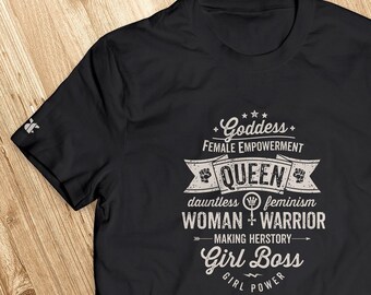 Female Power Vintage Graphic Tee - S/S Crew Neck