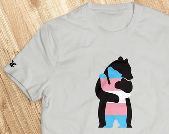 Trans Bear Hug Ally Pride Tee - S/S Crew Neck