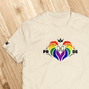 Pride Lions Rainbow Heart Tee - S/S Crew Neck