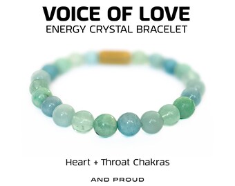 Voice of Love • Energy Crystal Bracelet
