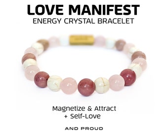 Love Manifest • Energy Crystal Bracelet