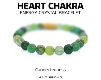 Connectedness • Heart Chakra Energy Crystal Bracelet