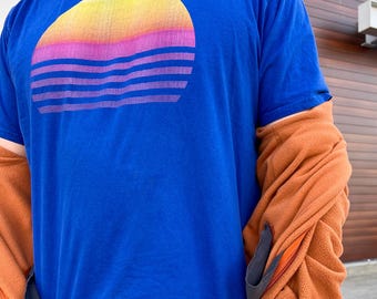 Synthwave Sunset Short-Sleeve Unisex T-Shirt