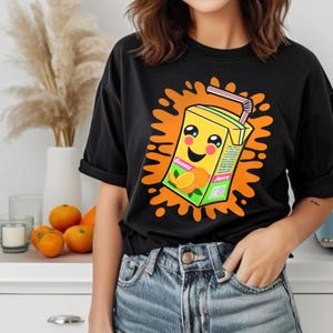 Maglietta unisex a maniche corte Orange Juice Box