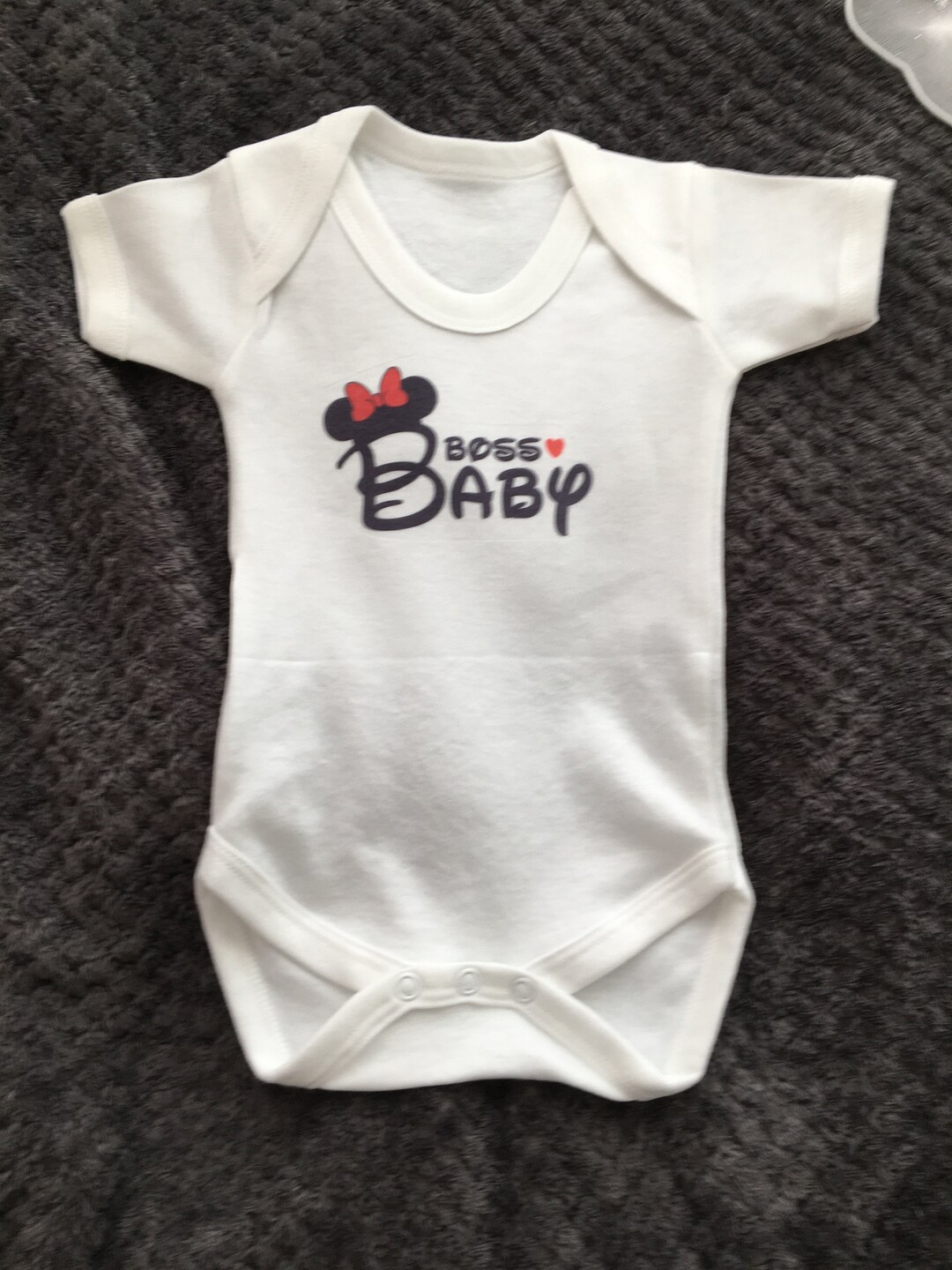 Boss Baby Baby Grows / Baby Girls Personalised Vest Etsy