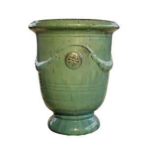 Pot de fleur TucanoHamburg, modèle Anduze jade, vert/bleu 35 x 42 cm, antigel image 1