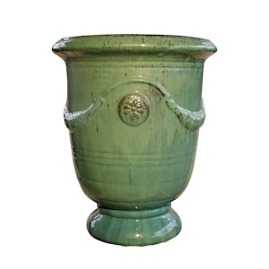 TucanoHamburg flowerpot, model Anduze jade, green/blue 35 x 42 cm, frost-proof