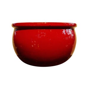 TucanoHamburg flowerpot, model Bamboo in red 31 x 18 cm, frost-resistant
