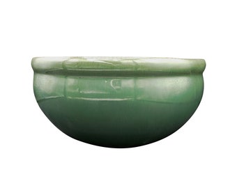 Pot de fleur TucanoHamburg, modèle bol en jade, vert 20 x 11 cm, résistant au gel