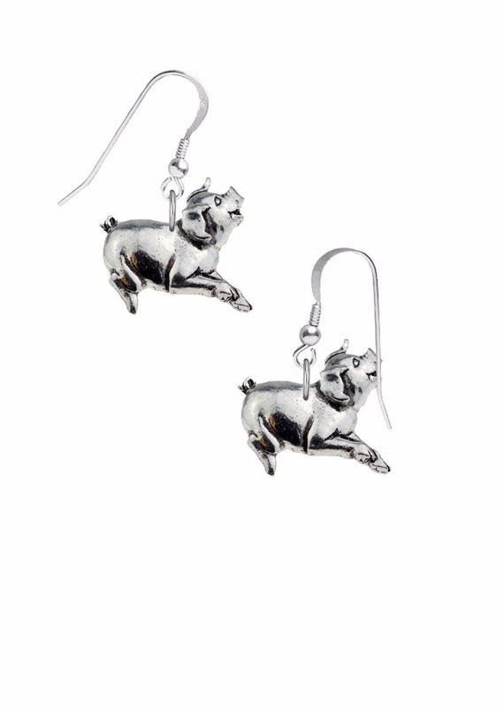 Pig Earrings / Pig Jewellery / Pig Gift / Pet Jewellery / Farmers Jewellery  / Animal Earrings / Animal Jewellery / Animal Lover Gift 