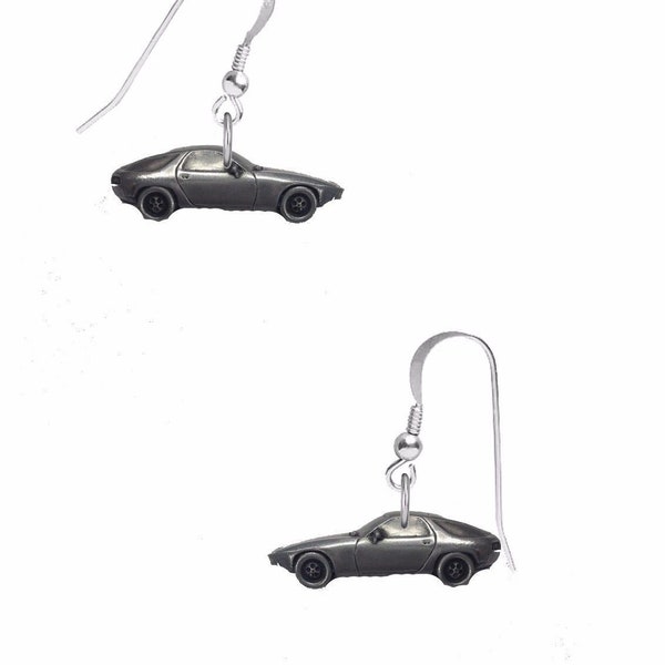928 on hook Earrings sterling silver 925 stamped Codec191 classic Germany car