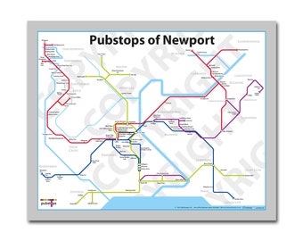 Pubstops of Exeter - The original pub map