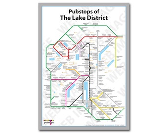 Pubstops of The Lake District - The original pub map