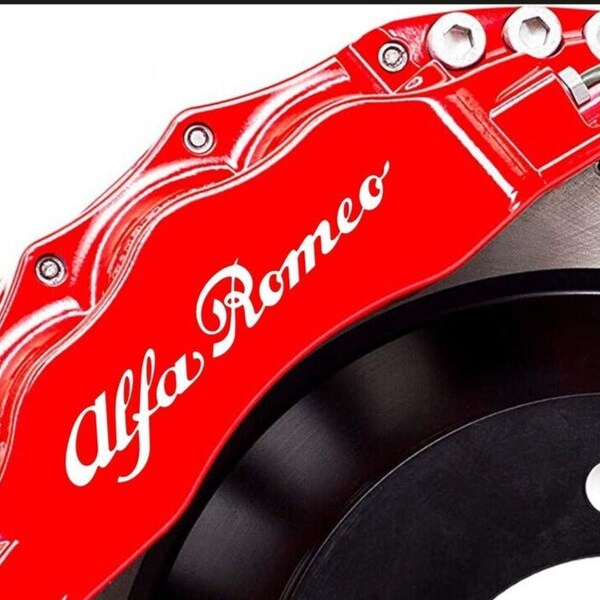 Alfa Romeo Brake Caliper Decals Etsy