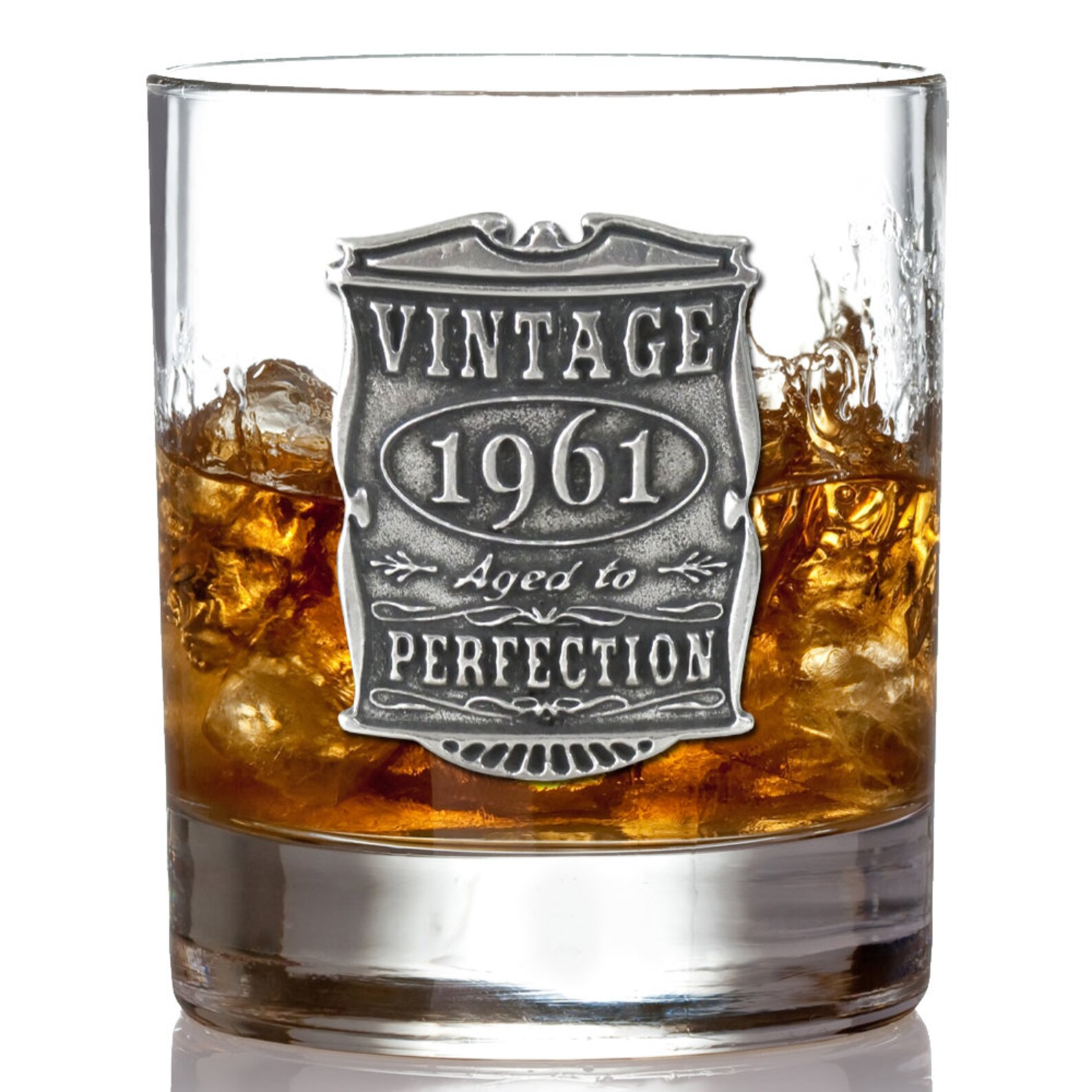 Vintage Years 1961 60th Birthday Anniversary Gift Whisky Glass Etsy
