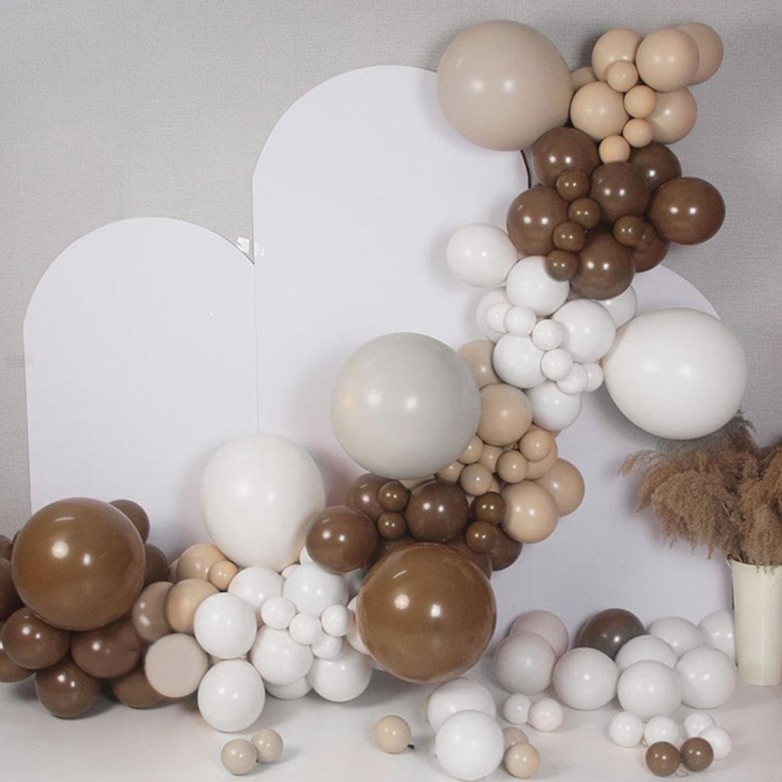 Balloon Arch Garland, Brown and Tan Balloons, Balloon Arch, Balloon