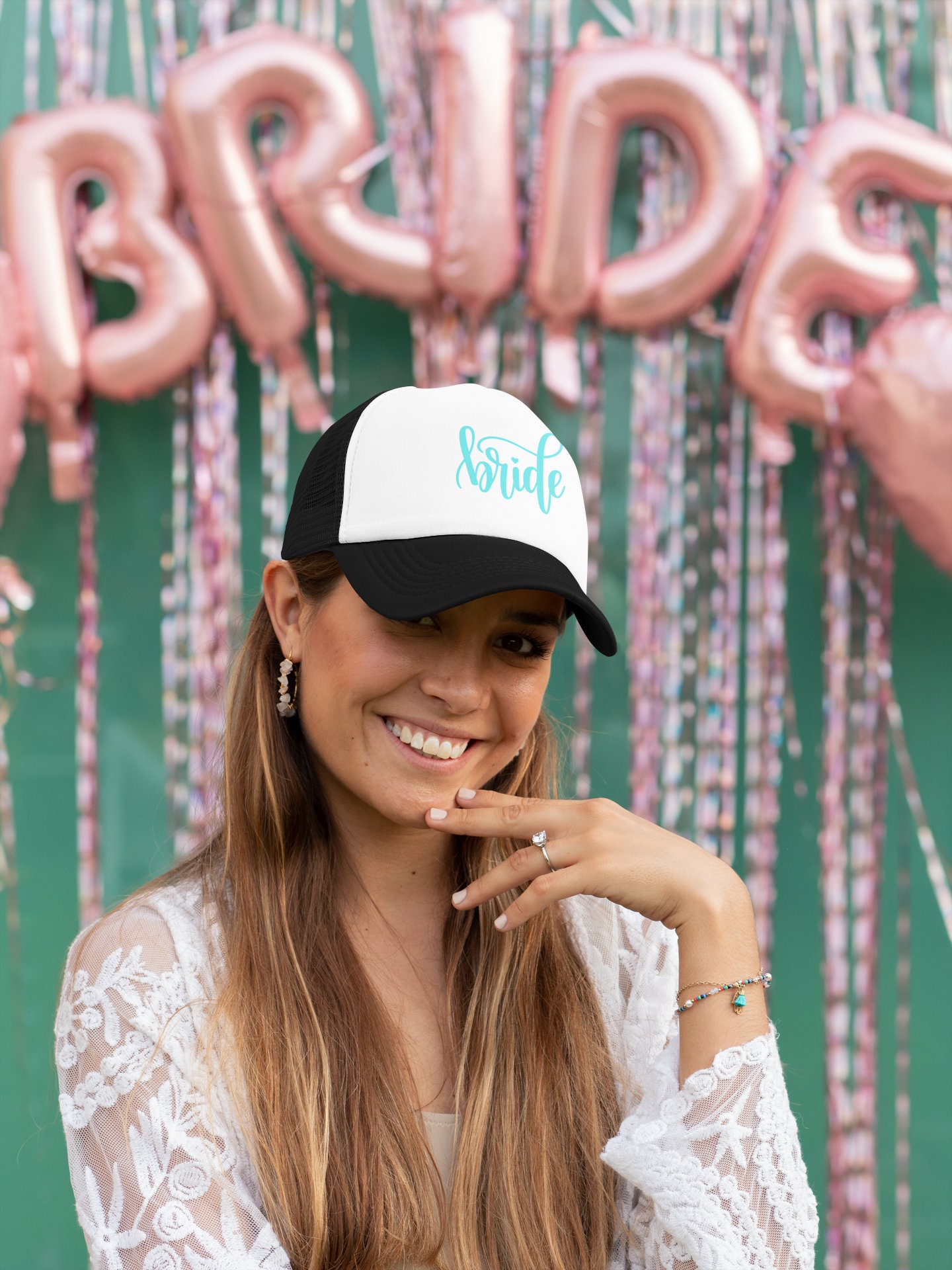 Bridal NEW Bachelorette‎ Party Ball Caps Set 4 +1 Comfortable Bride Cap One Size NOLA Crew Custom New Orleans Bachelorette Baseball Hats main image 3