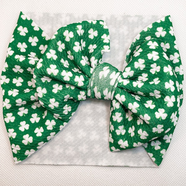 St Patricks Day Bow Etsy