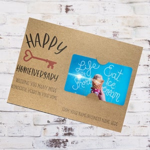Realtor, Happy Home Anniversary, Card/Mailer, Real Estate, Homeiversary, Home Anniversary Card, Set of Cards/mailer, Real Estate, Mortgage