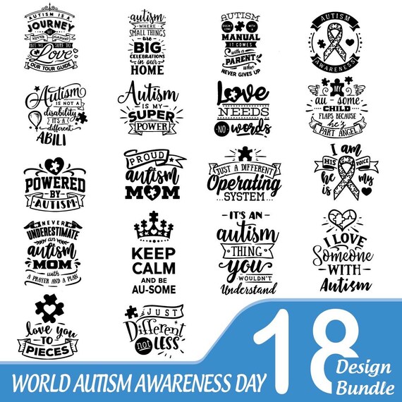 Download Autism Svg Bundle Autism Awareness Svg Autism Svg Bundle Etsy