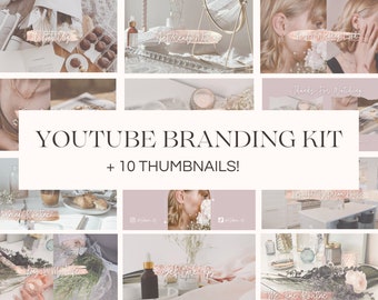 Shane YouTube Channel Branding Kit ~ Branding Kit ~ Banner ~ Intro ~ Outro ~ 10 YouTube thumbnails ~ Editable Canva templates