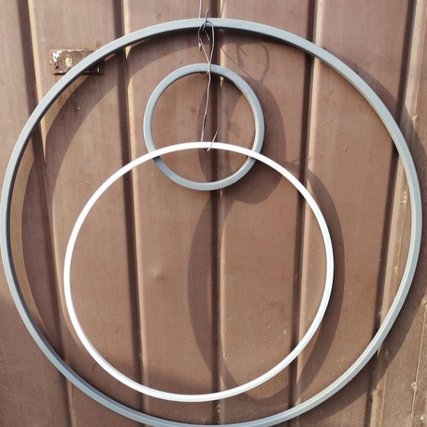 METAL HOOP for macrame hanging chair Steel ring for hammock Big hoop Massive strong hoop Wheel for macrame swing