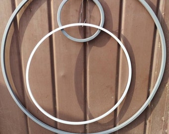 METAL HOOP for macrame hanging chair Steel ring for hammock Big hoop Massive strong hoop Wheel for macrame swing