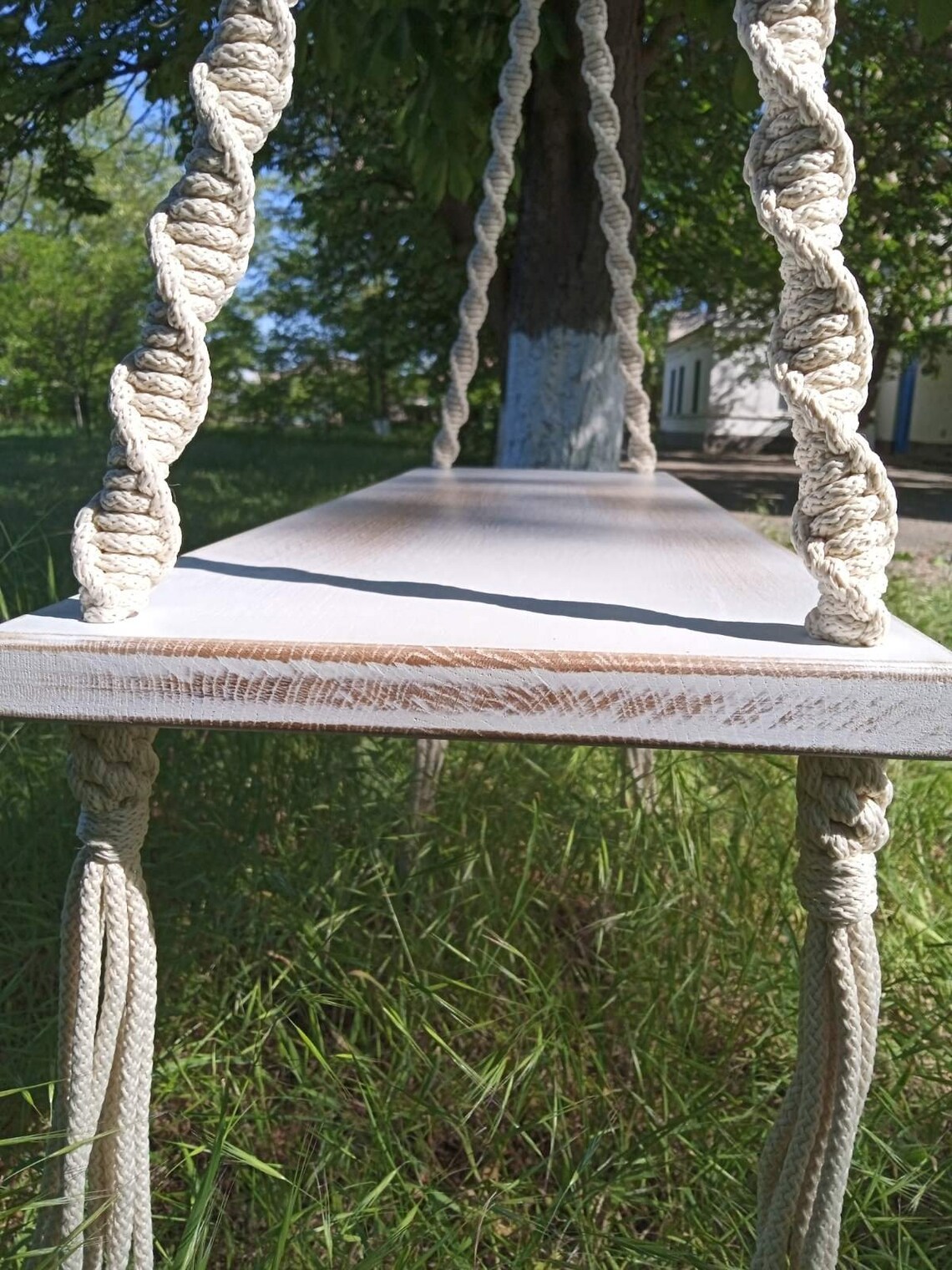 macrame swing set