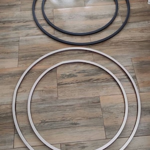 ARO DE METAL para silla colgante de macramé Anillo de acero para hamaca Aro grande Aro enorme y fuerte Rueda para columpio de macramé imagen 3