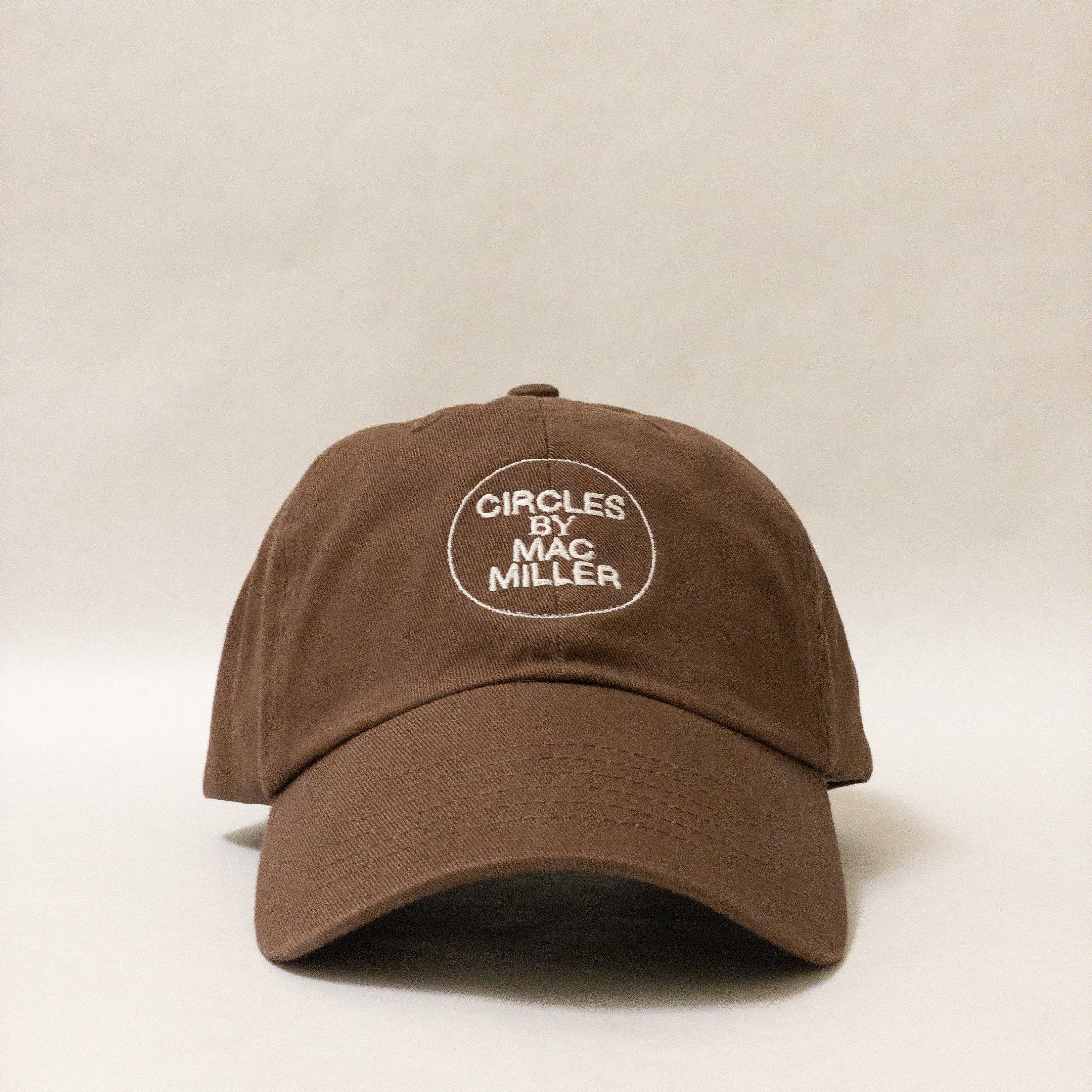 Mac Miller Hat // Circles Embroidered Baseball Cap