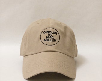 Mac Miller Hat // Circles Embroidered 