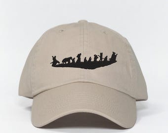 The Fellowship Embroidered Hat // Fantasy LotR Embroidered Baseball Cap