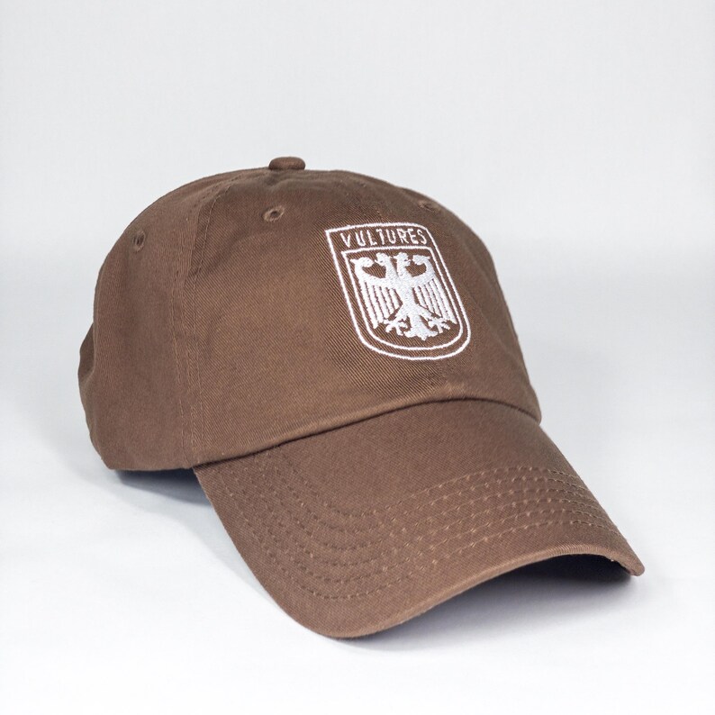 Kanye West Vultures Hat // Yeezy Embroidered Baseball Cap // Ye // Donda Brown