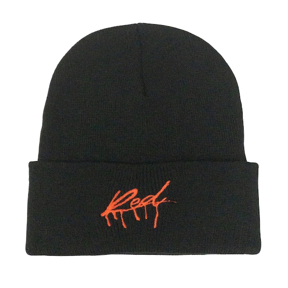 Playboi Carti WLR Embroidered Beanie // Die Lit Whole Lotta Red