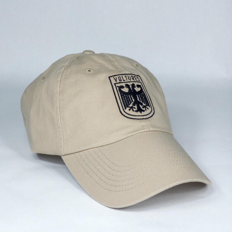 Kanye West Vultures Hat // Yeezy Embroidered Baseball Cap // Ye // Donda Beige