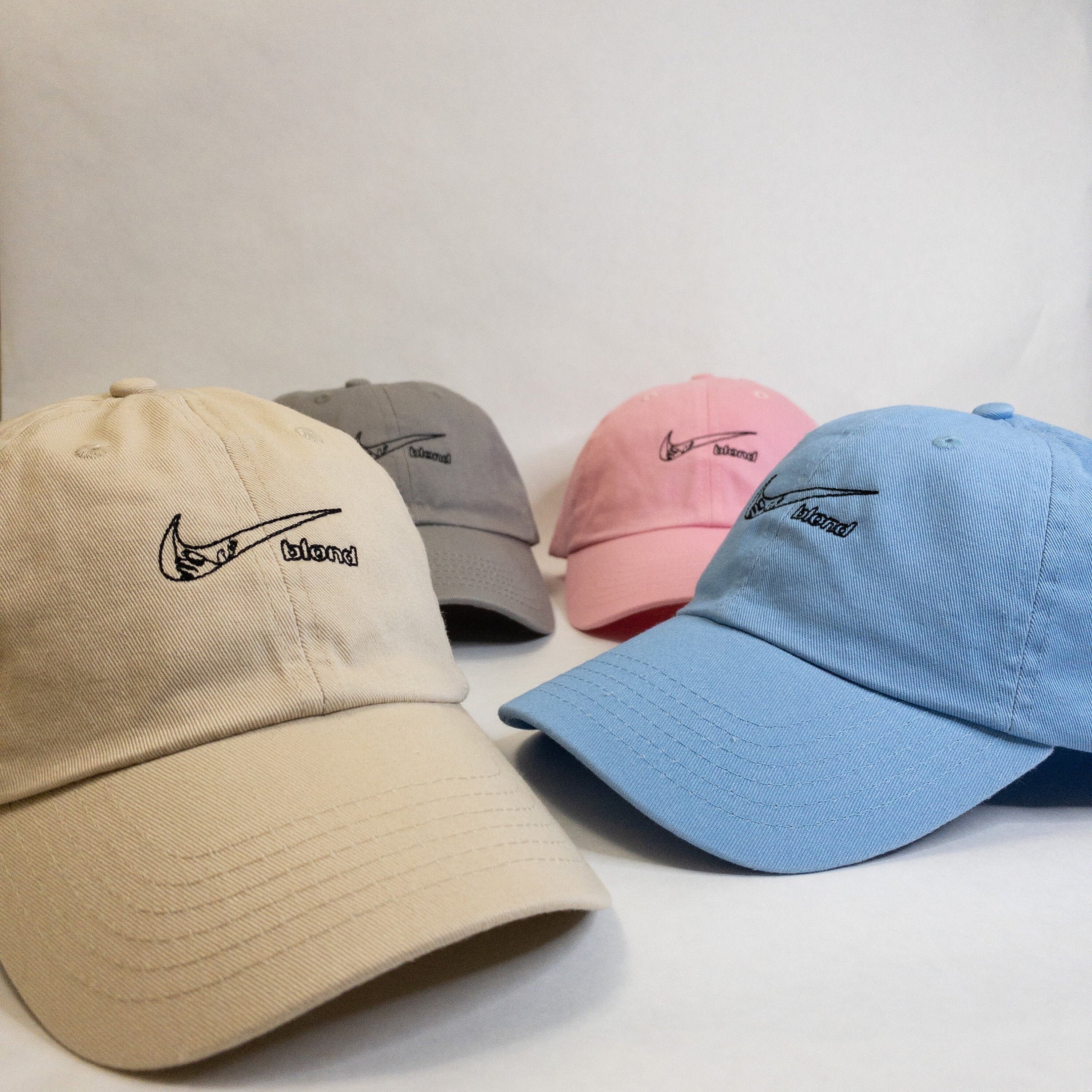 Frank Ocean Blond Nike Hat // Embroidered Baseball Cap // Channel Ora…