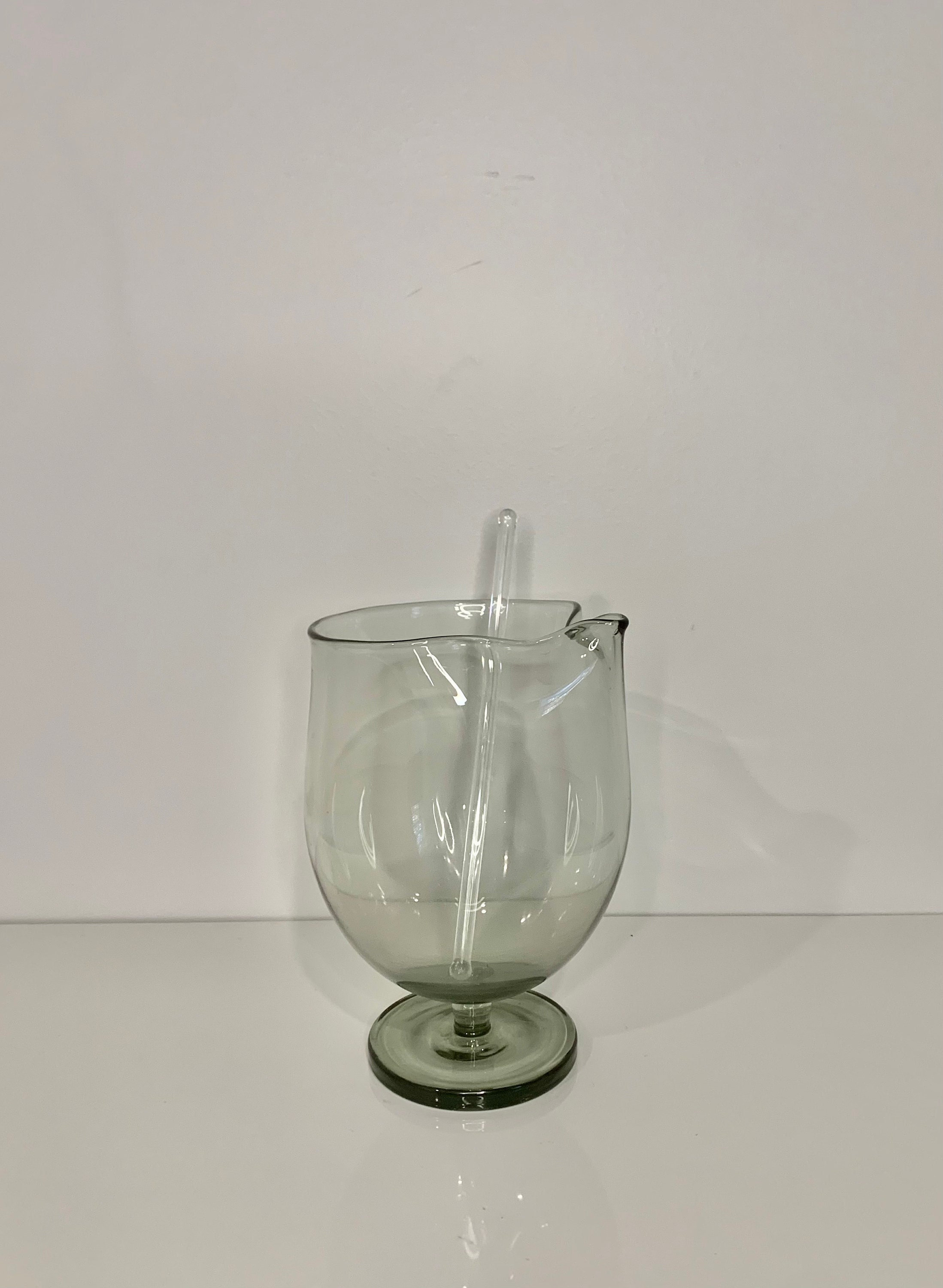 Vintage Glass Cocktail Pitcher & Stirrer – Dovetail