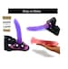 Strap On Harness With Suction Cup Dildo Adjustable Rings Purple Pink sex toys Discreet and fast shipping 