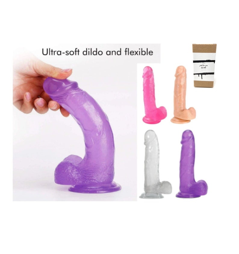 Realistic Suction Cup Jelly Dildo 6.7 Waterproof Flexible G-spot Strong Flexible Hands-Free Strap On Compatible sex toys 