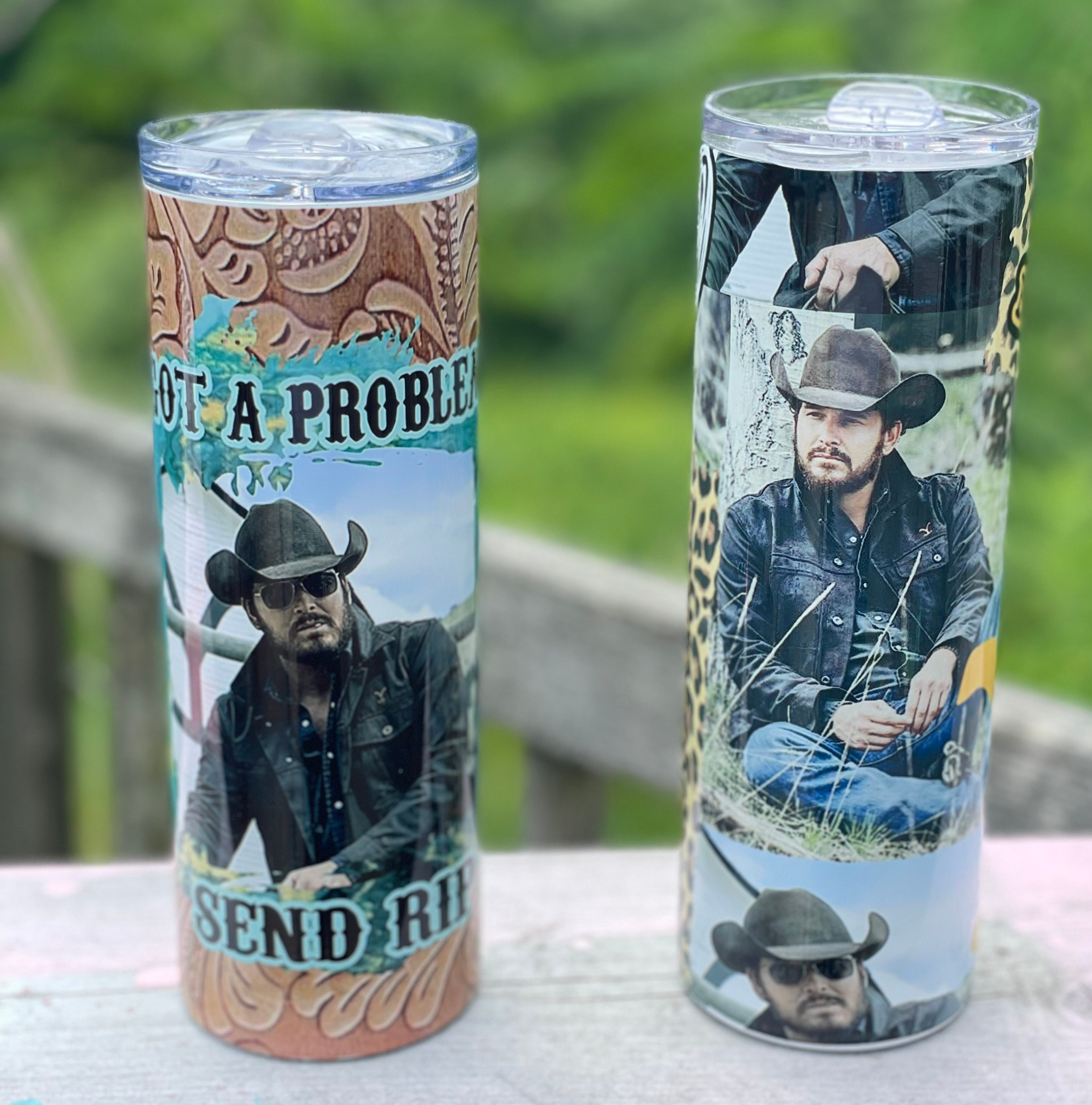 Rip wheeler Yellowstone tumblers Etsy