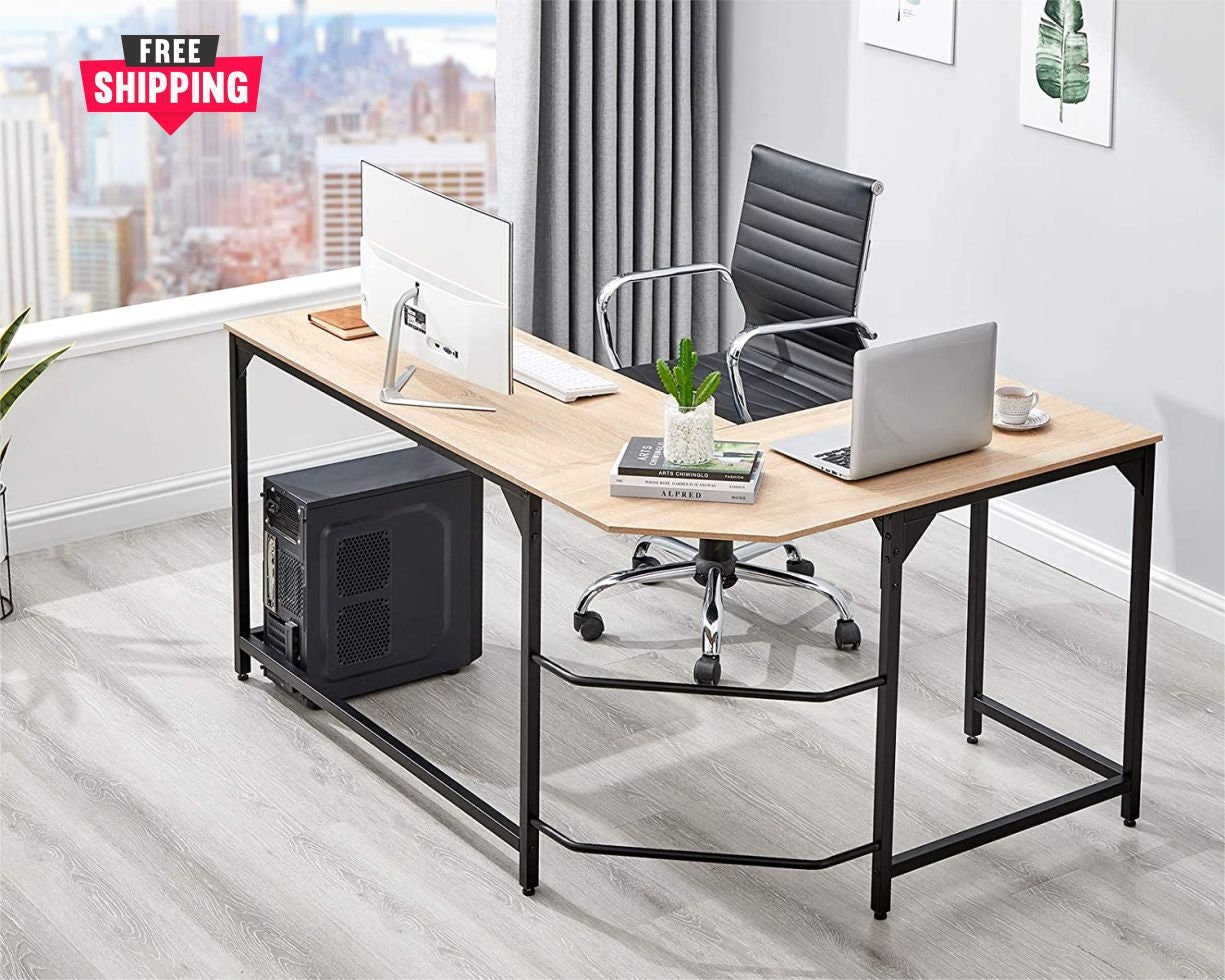 Desks &amp; Workstations Stationery &amp; Office Supplies Rusic Brown Alecono L ...
