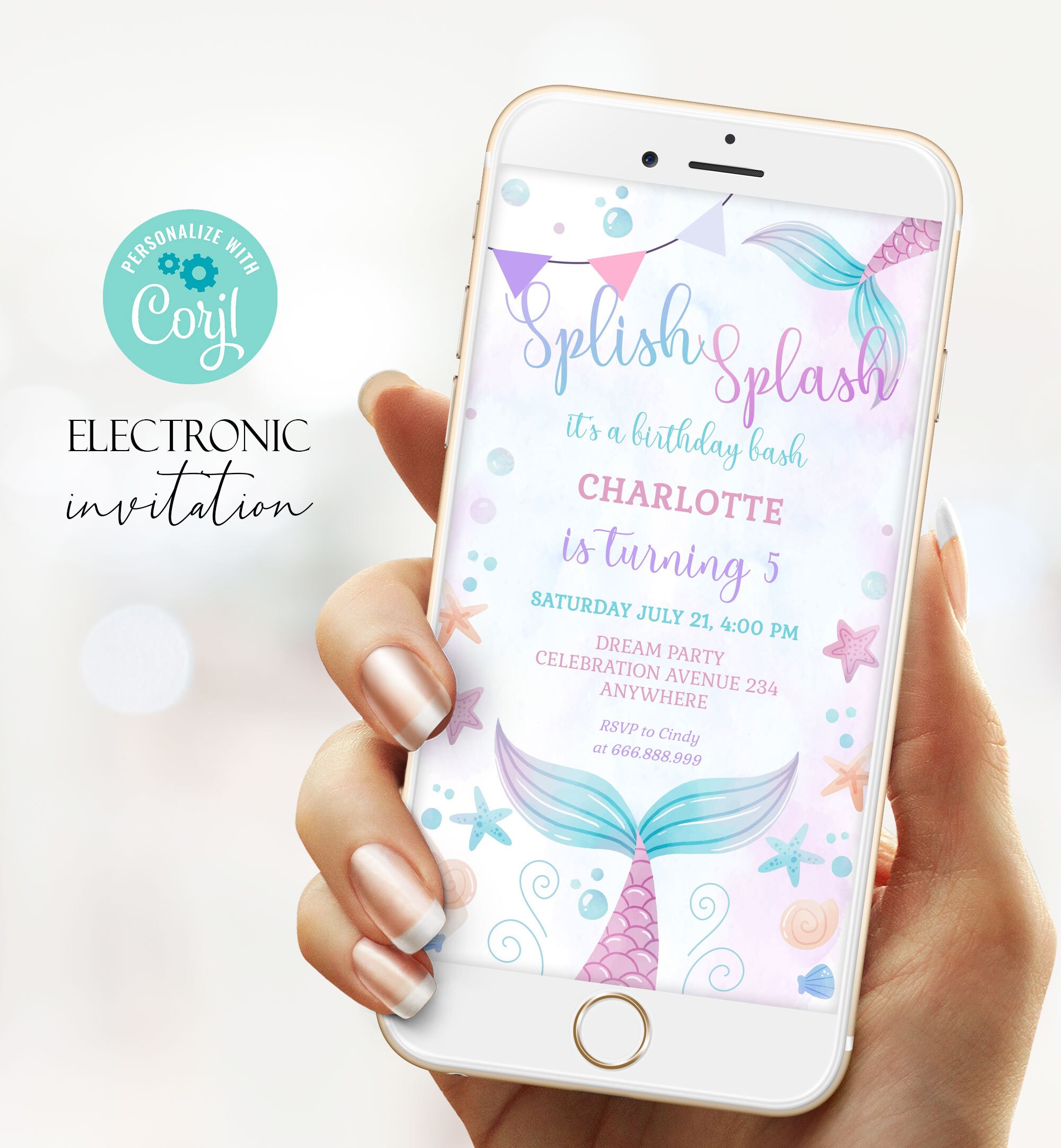 Mermaid Phone Etsy Mermaid Phone Etsy