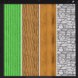 Japanese Forest Brush Set for Procreate - Etsy