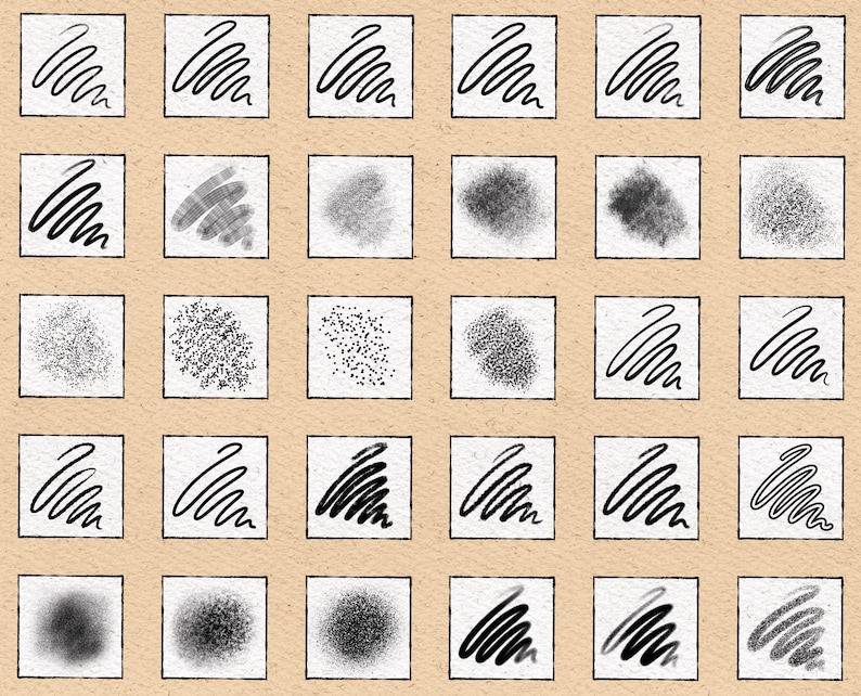 70 Procreate tatueringsborstar: Stipple Shader, Traditional, Dotwork och Shading Set för Procreate bild 9