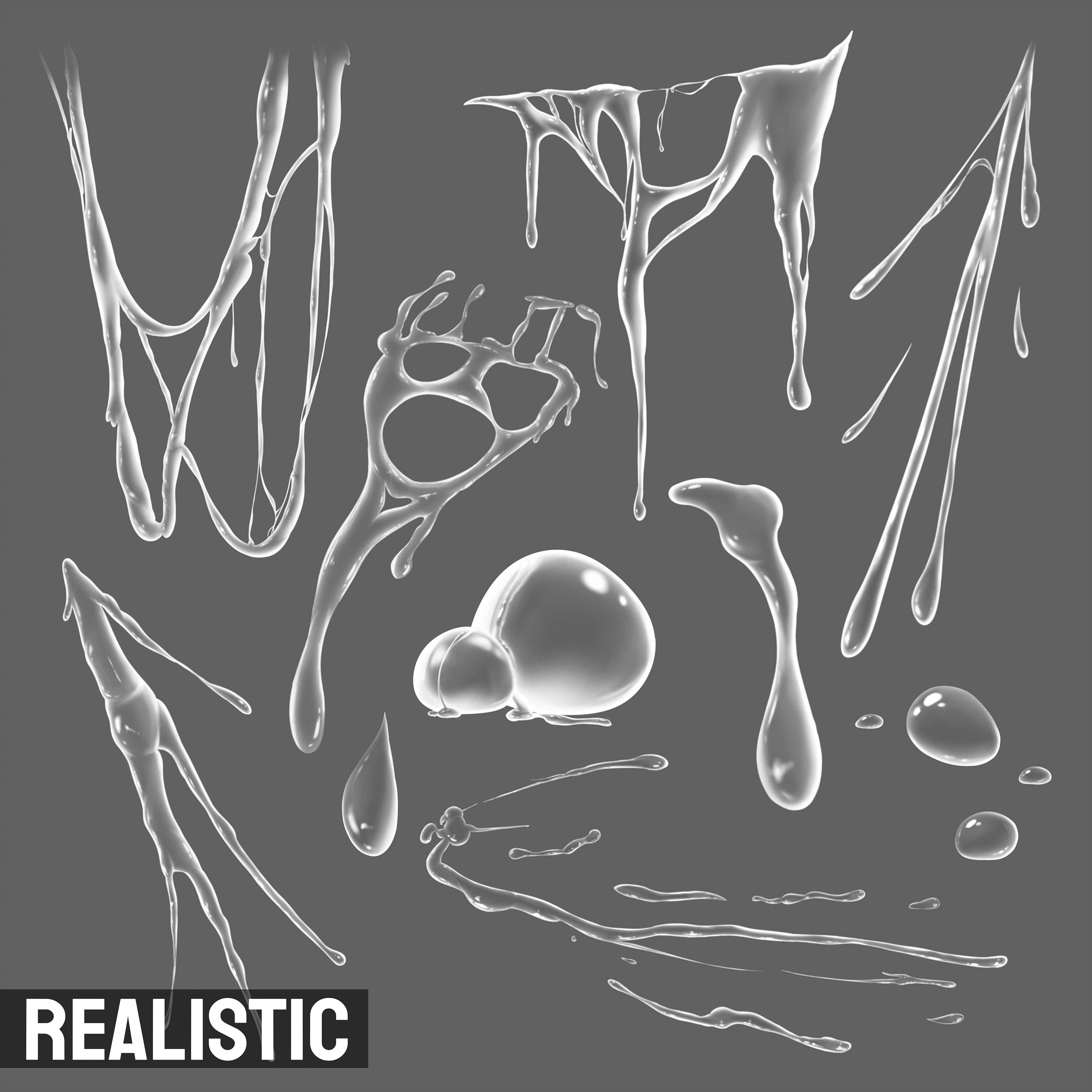 Milk Brushes for Procreate realistic 2D Etsy